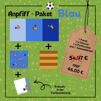 PreO JERSEY DieMaus ANPFIFF PAKET Blau 