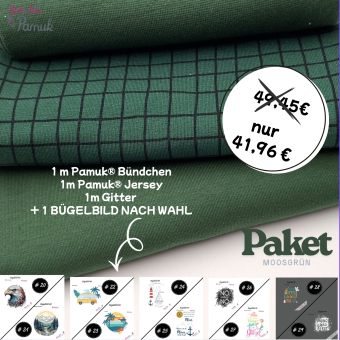 GITTER-JUBEL-PAKET MOOSGRÜN 