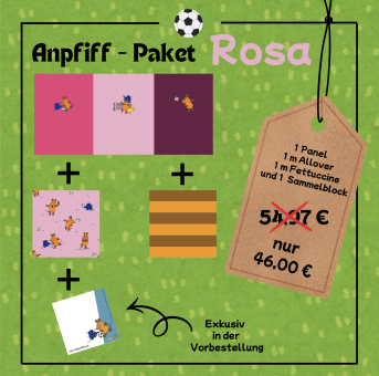 PreO JERSEY DieMaus ANPFIFF PAKET Rosa 