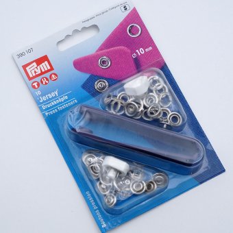 Prym Jersey Druckknöpfe Ø10mm "Silber" 