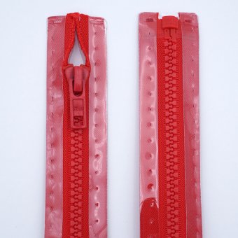 Reißverschluss  "teilbar" S4 65cm "Rot 