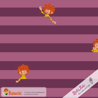 CANVAS - PUMUCKL STREIFEN Beere 