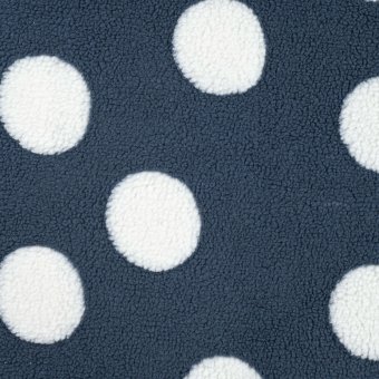 Teddy Punkte denim 