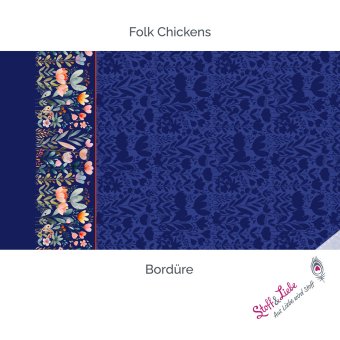 Jersey FOLK CHICKEN BORDÜRE 