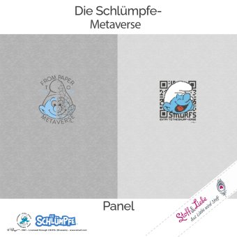 B-O-M* Sweat SCHLÜMPFE METAVERSE XL Panel 90 cm 