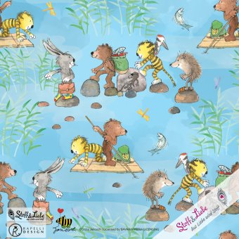 PRE-O Jersey Janosch - ABENTEUER FLUSS Hellblau 