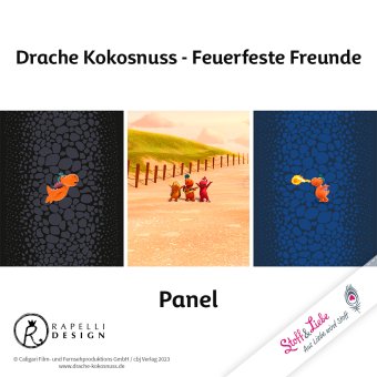 Drache Kokosnuss Feuerfeste Freunde PANEL 