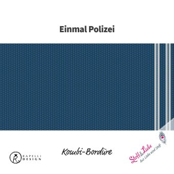 Sale! CANVAS - Einmal POLIZEI KOMBI 