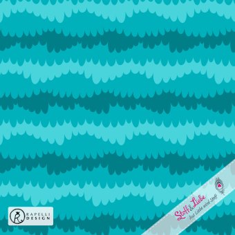 SALE! Eule - Federkleid - Aqua 