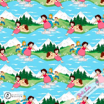 Sale! HEIDI Peter und Klara ALLOVER 