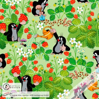 RESTE! Maulwurf Erdbeerfeld - HELLGRÜN 