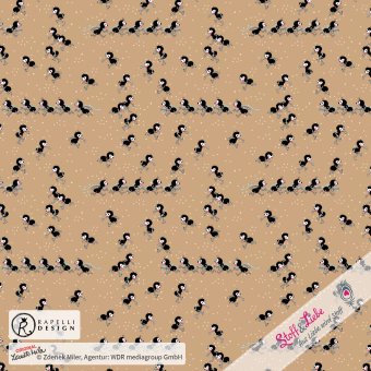 CANVAS MW Freche Ameisen Beige 