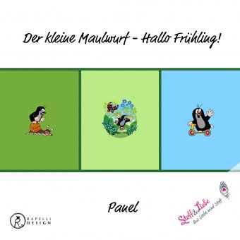 Maulwurf Hallo Frühling - PANEL 1B-W 