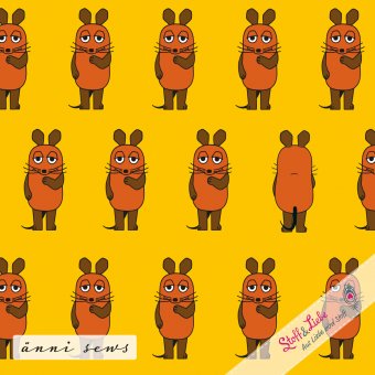 Die Maus - Vorne-Hinten - GELB JERSEY 