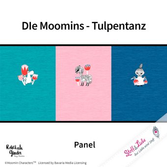 Jersey MOOMINS Tulpentanz - PANEL 