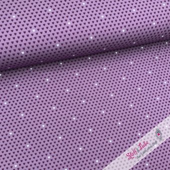 Reste! Pavo - HERZEN - Sommersweat AUBERGINE 