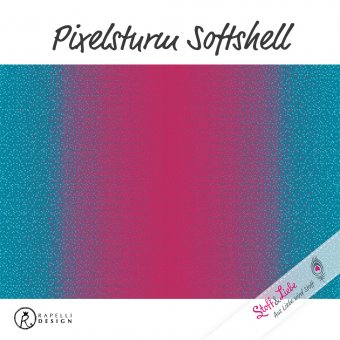 Softshell - PIXELSTURM PETROL-PINK 