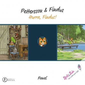 RESTE! Hurra Findus - PANEL - DUNKELBLAU 