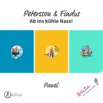 Pettersson und Findus - Ab ins kühle Nass - PANEL BlAU 