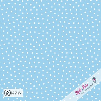 Reste! Frühlings Punkte HIMMELBLAU 