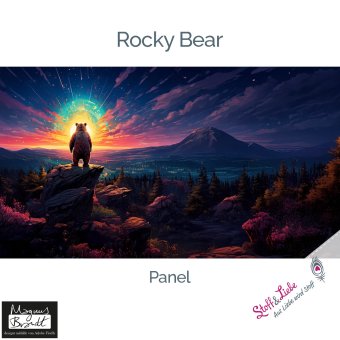 Sweat ROCKY BEAR PANEL (ca. 80 cm) 