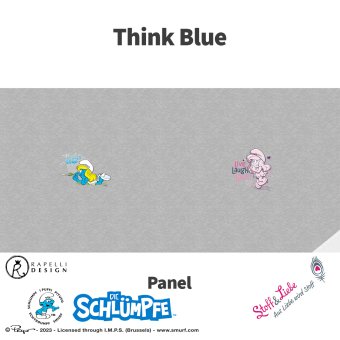 SCHLÜMPFE Sky Blue - PANEL SCHLUMPFINE 