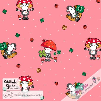 SALE! sheepworld GLÜCKSPILZ ROSA Jersey 