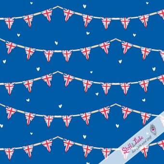JERSEY Union Jack Blau 