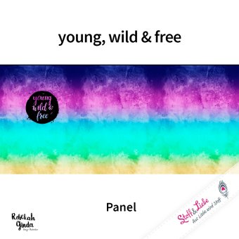 YOUNG WILD & FREE - PANEL - Canvas 