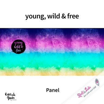 FFU-Preis! YOUNG WILD & FREE - PANEL - Canvas 