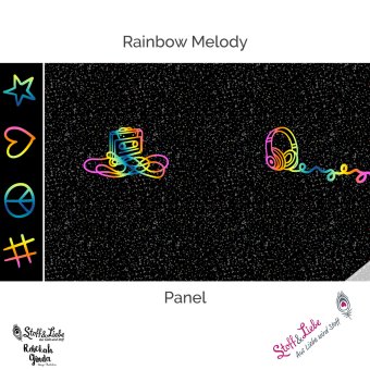 SWEAT Rainbow Melody PANEL (85 cm) 