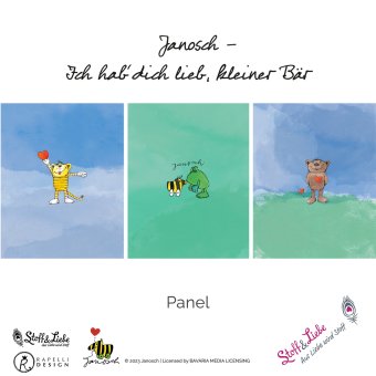 JANOSCH - Kleiner Bär  PANEL Jersey 