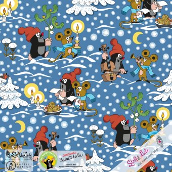 PRE-O! French Terry: WINTERZEIT ALLOVER 