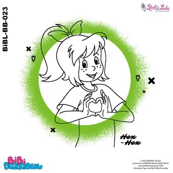 SPECIAL EDITION "GREEN" Bügelbild A5 -BIBI BLBERG #23 