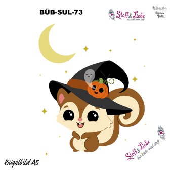 Bügelbild A5 - SPOOKY CUTIE: HÖRNCHEN #73 