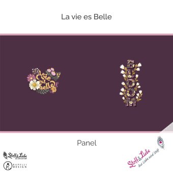 Sommersweat LA VIE EST BELLE - PANEL 