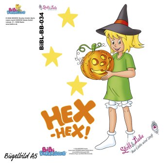 Bügelbild A5 -BIBI BLOCKSBERG Halloween #34 