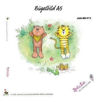 BÜGELBILD "Janosch´s FRÜHLING" #13 