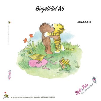 BÜGELBILD "Janosch´s FRÜHLING" #14 