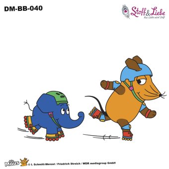 Bügelbild A5 - DieMaus GRAFFITI SKATER #40 