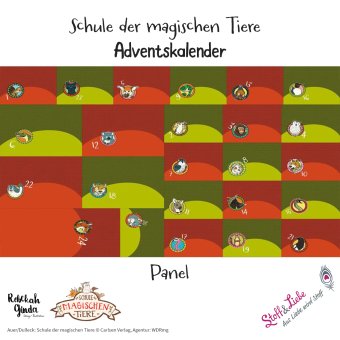FUNDSTÜCK!!! Schule d. mag. Tiere  DIY Adv.kalender 