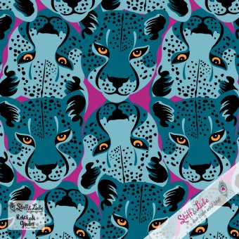RESTE ! Sweat Urban Jungle LEOPARD PETROL 