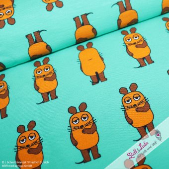 NEUE FARBE! Die Maus - Vorne-Hinten - MINT Jersey 
