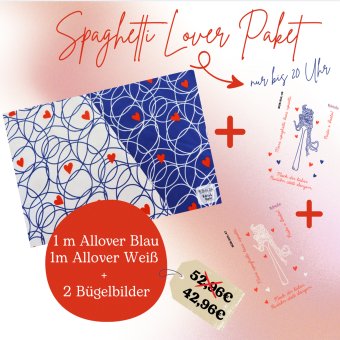 I LOVE SPAGHETTI  XL PAKET (2 + 2) 