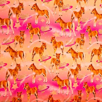 Softshell I LOVE MY PONY Rosa-Pink 