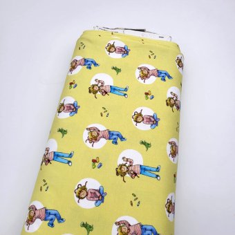 Stoffschätzchen: Jersey CONNI Kiga Gelb 