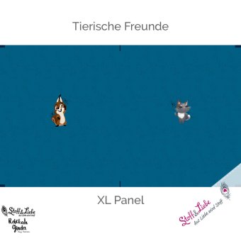 SWEAT Freche Freunde PANEL 85 cm 