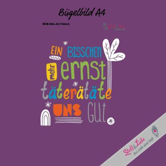 Bügelbild A4 - TÄTERÄTÄRÄ 