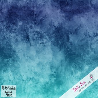 Sommersweat WATERCOLOR - Gletscher-Mystic Blau 