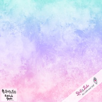 Sommersweat WATERCOLOR - Rainbow Pastell 